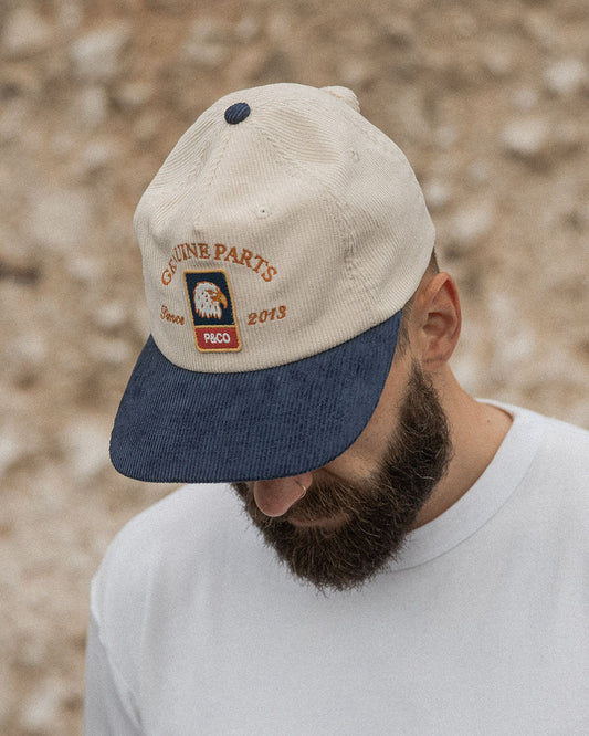 Genuine Parts?Corduroy 5 Panel - Blue / Stone