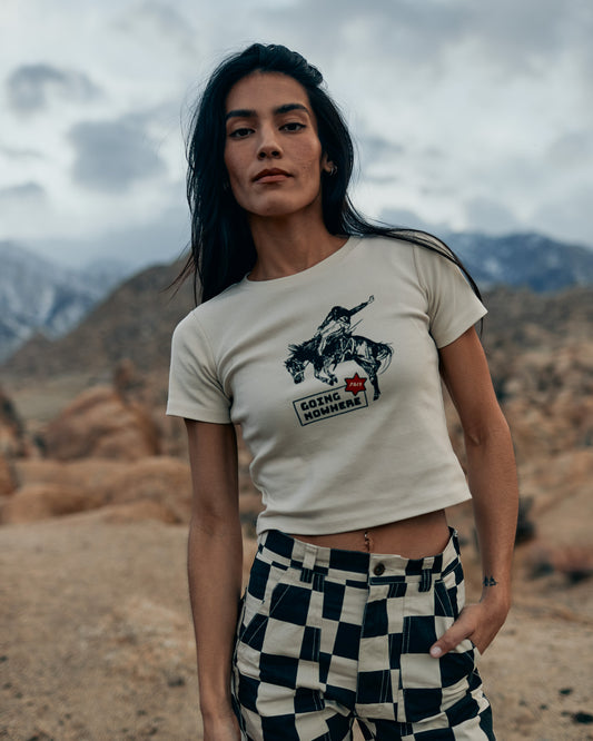 Going Nowhere T-Shirt - Bone