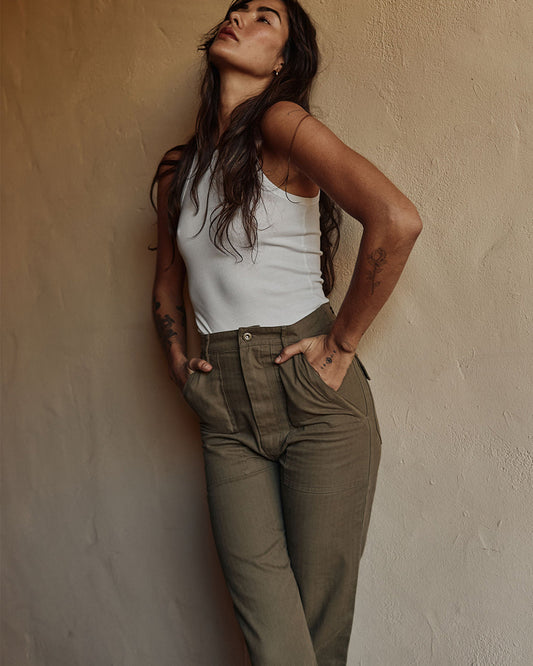 304 Service Fatigue Pants - Olive