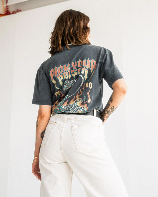 Pick Your Poison T-Shirt - Acid Wash